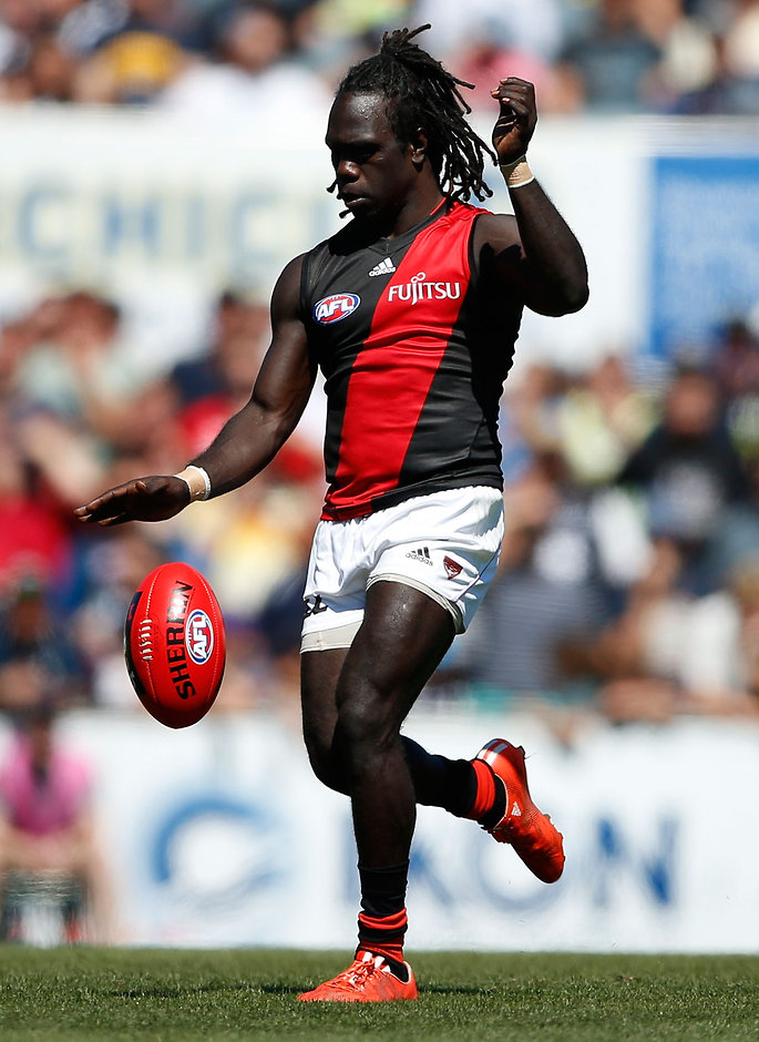 AFL 2016 NAB Challenge - Carlton v Essendon Anthony McDonald-Tipungwuti has impressed among Essendon's rookies during the pre-season - ${keywords}